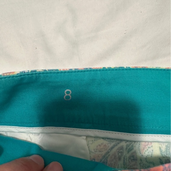 Ann Taylor Madison Paisley Skirt Size 8 - Picture 11 of 13